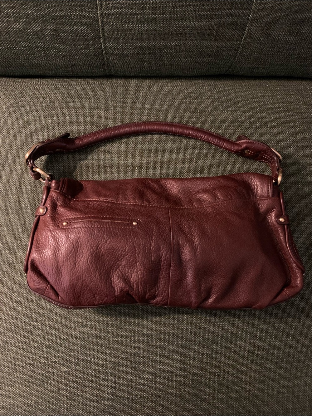 B. MAKOWSKY Leather Shoulder Bag in Deep Burgundy❤️❤️❤️ - Picture 7 of 12